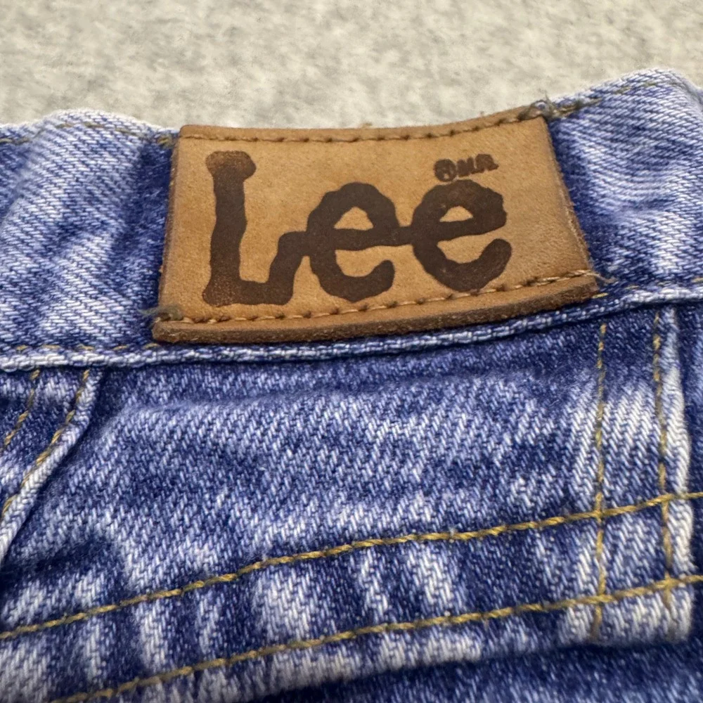 Vintage Lee Riders‎ High Waisted Mom Jeans Acid Wash Blue Tapered Leg 24 Waist